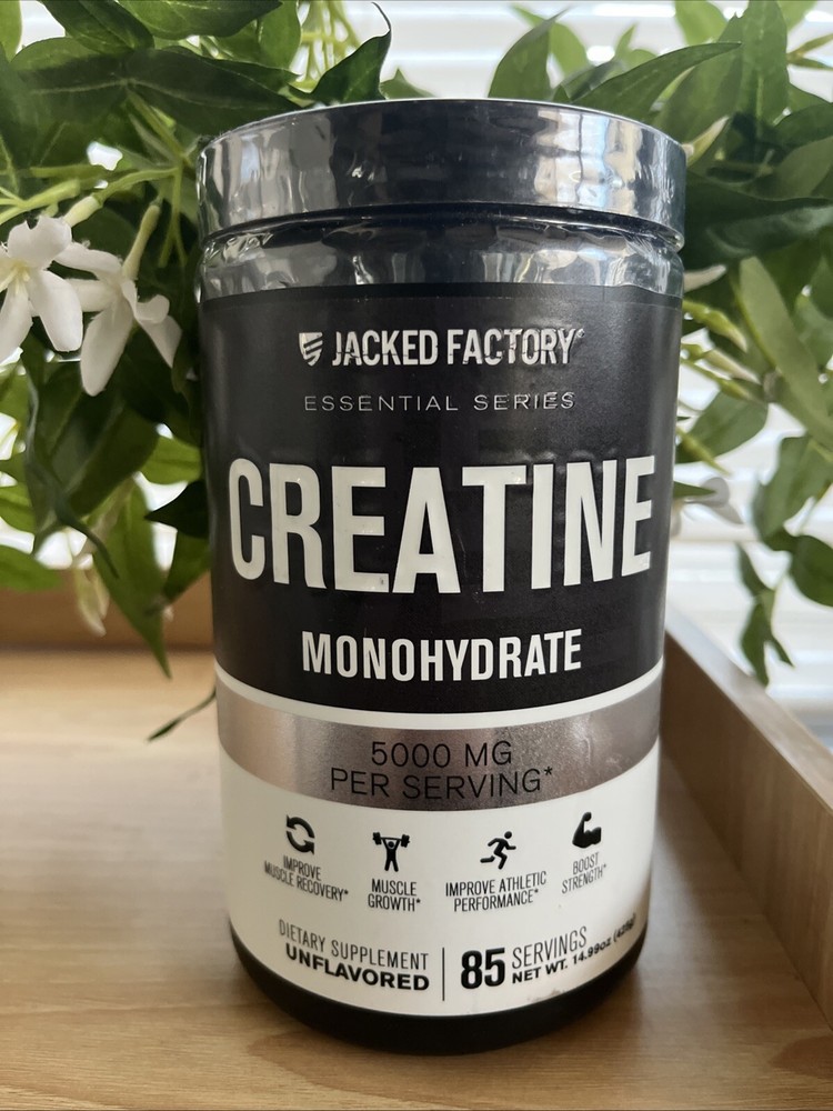 Essential Series Creatine Monohydrate, Unflavored 14.99 oz 85 Servings Exp 05/25
