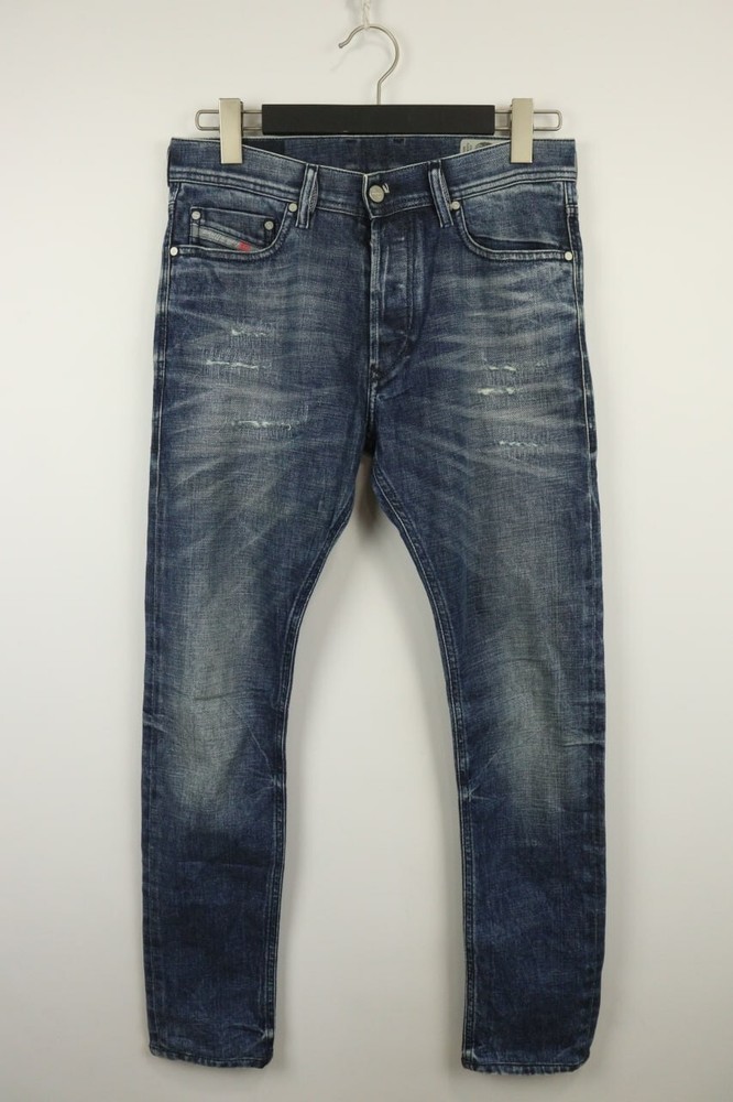 DIESEL TEPPHAR 084ZX Stretch Denim Distressed Ripped SLIM CARROT Jeans W29 L32