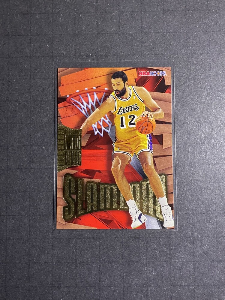 1996-97 NBA Hoops Vlade Divac Slamland Insert Card #SL22 - Los Angeles Lakers 2