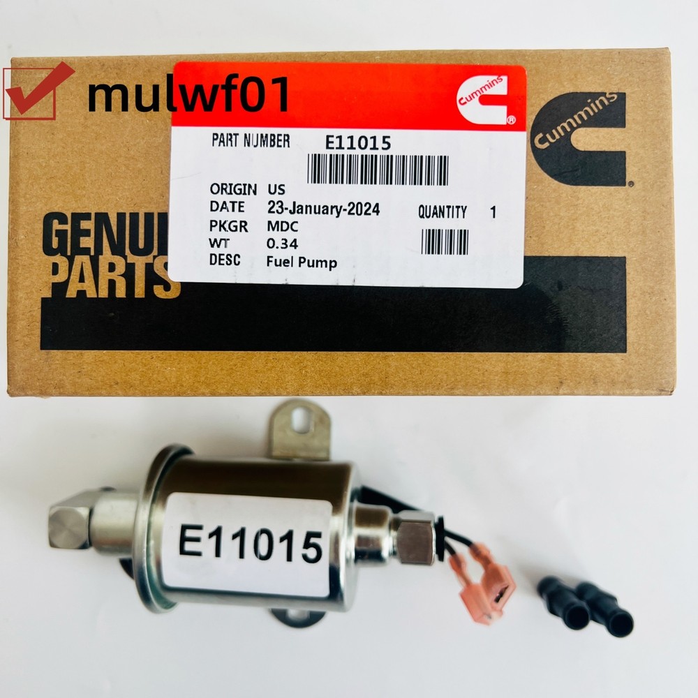 NEW For Onan 5500 5.5KW Gas Generator 149-2620 Electric Fuel Pump 4-7 PSI E11015