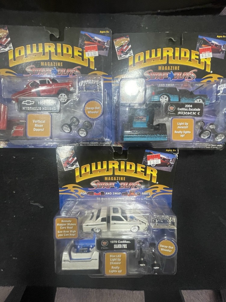 LOWRIDER MAGAZINE SWAPOUTS-54’Chevy, 04’Cadillac, 79’Cadillac READ DESCRIPTION!!