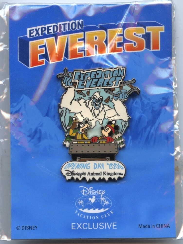 Walt Disney World - DVC Member - Expedition Everest Opening Day Pin-image