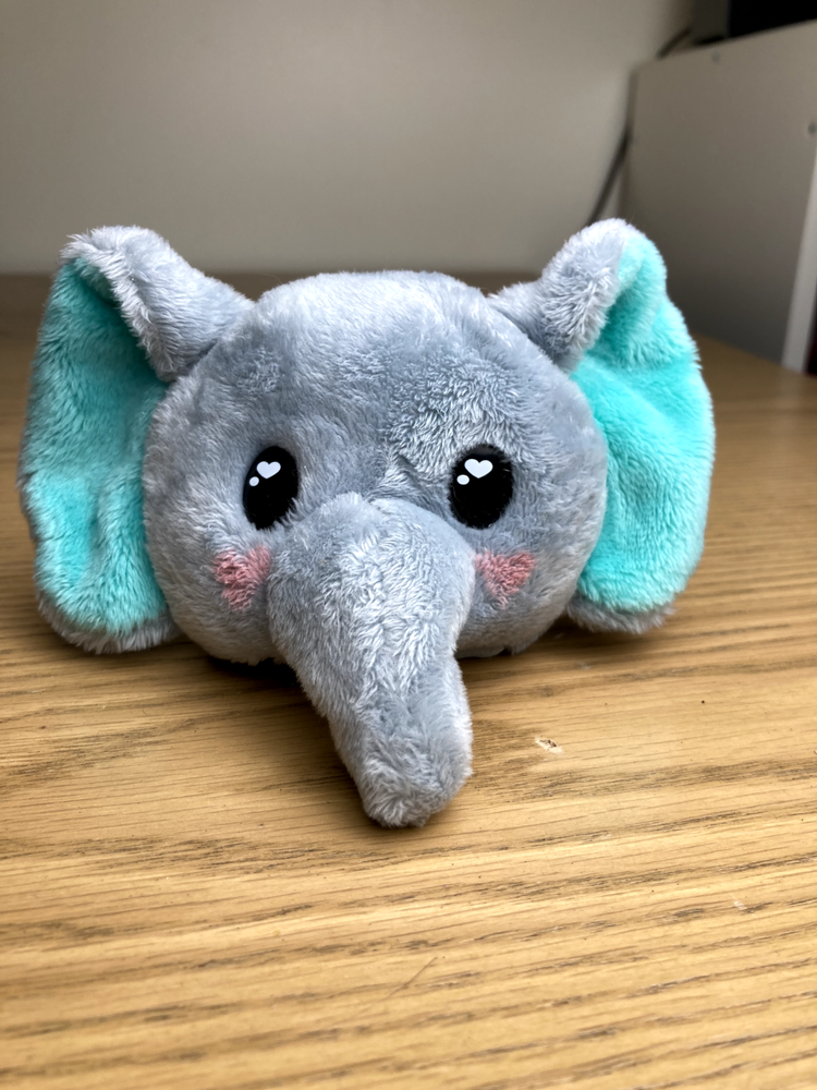 Mattel 2021 Barbie Chelsea Cutie Reveal Elephant Costume Plush Head