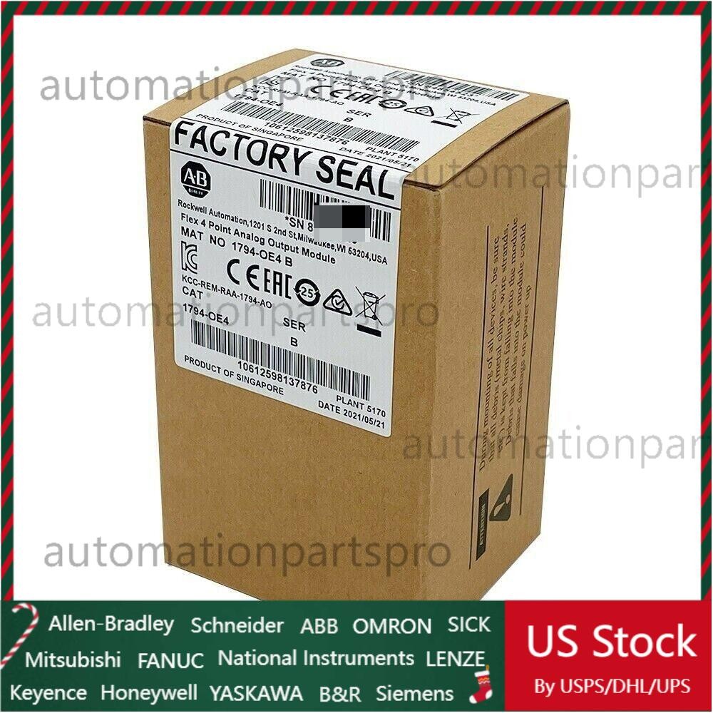 New AB 1794-OE4 SER B Flex 4 Point Analog Output Module 1794OE4