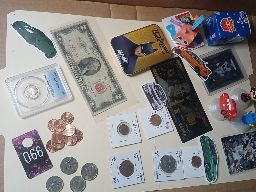 Collectible Junk Drawer Coin Lot 1998s Nickle $2 Series 1953B Red Seal Circulate