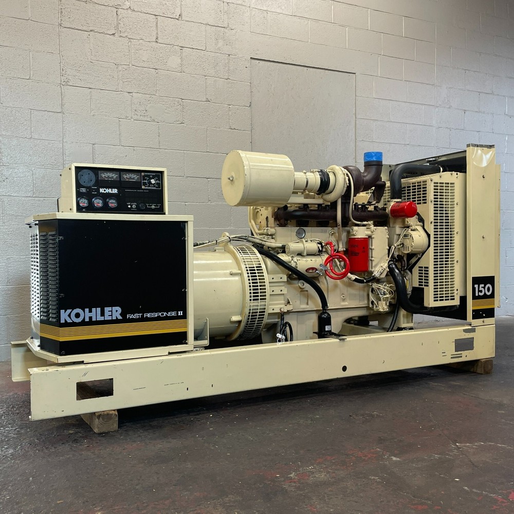 Kohler 150KW Diesel Standby Generator, Cummins 8.3, Single or 3 Phase, WE SHIP!