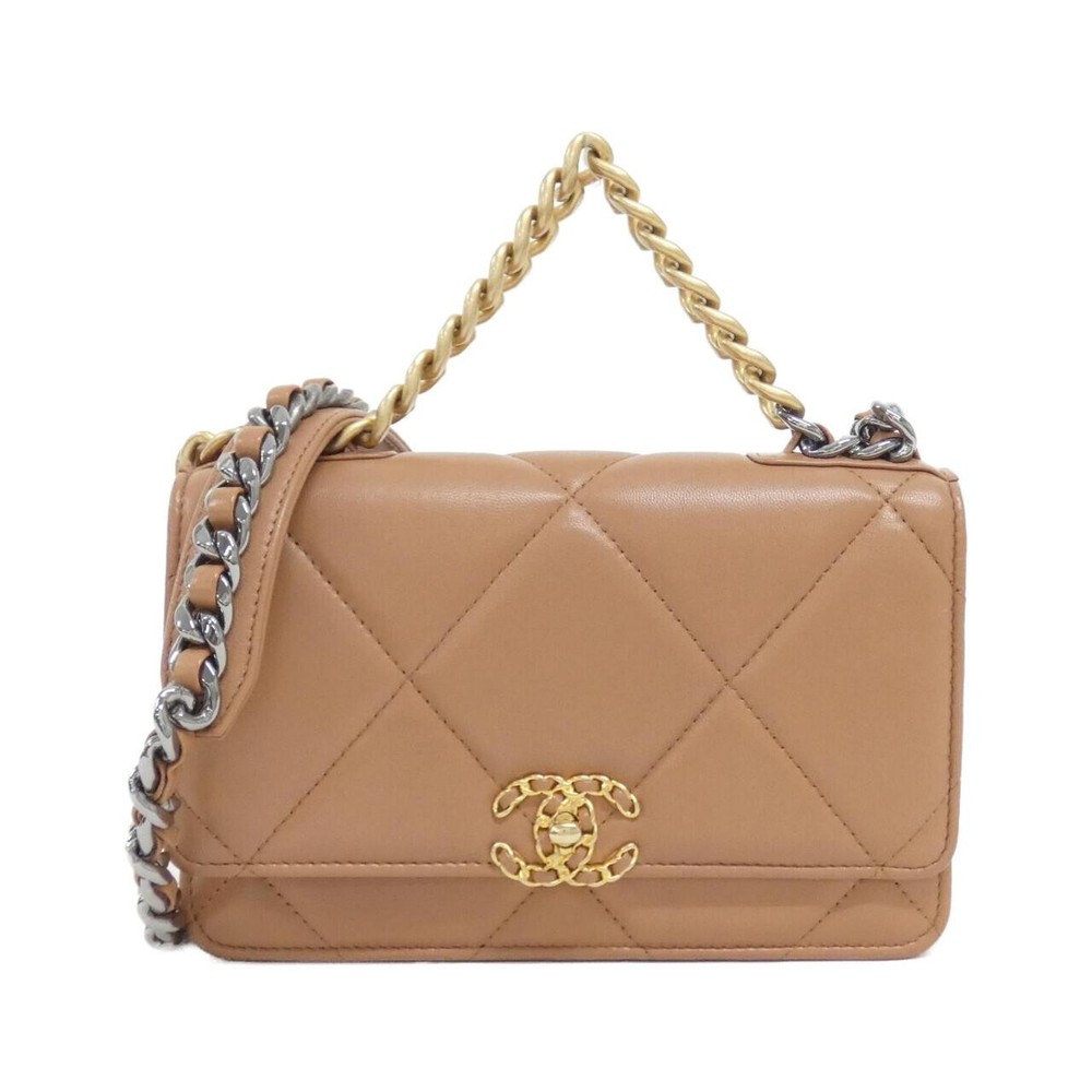 Authentic CHANEL 19 Line AP3267 Chain Wallet 2600076870538