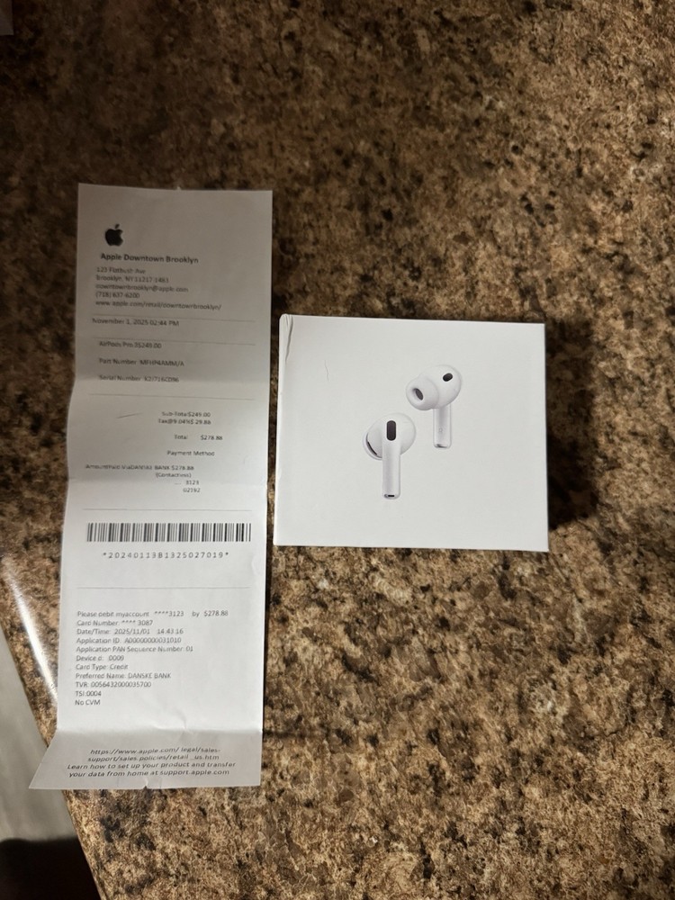 Apple Air Pods Gen 3 Noise Cancellation Wireless Earbuds New