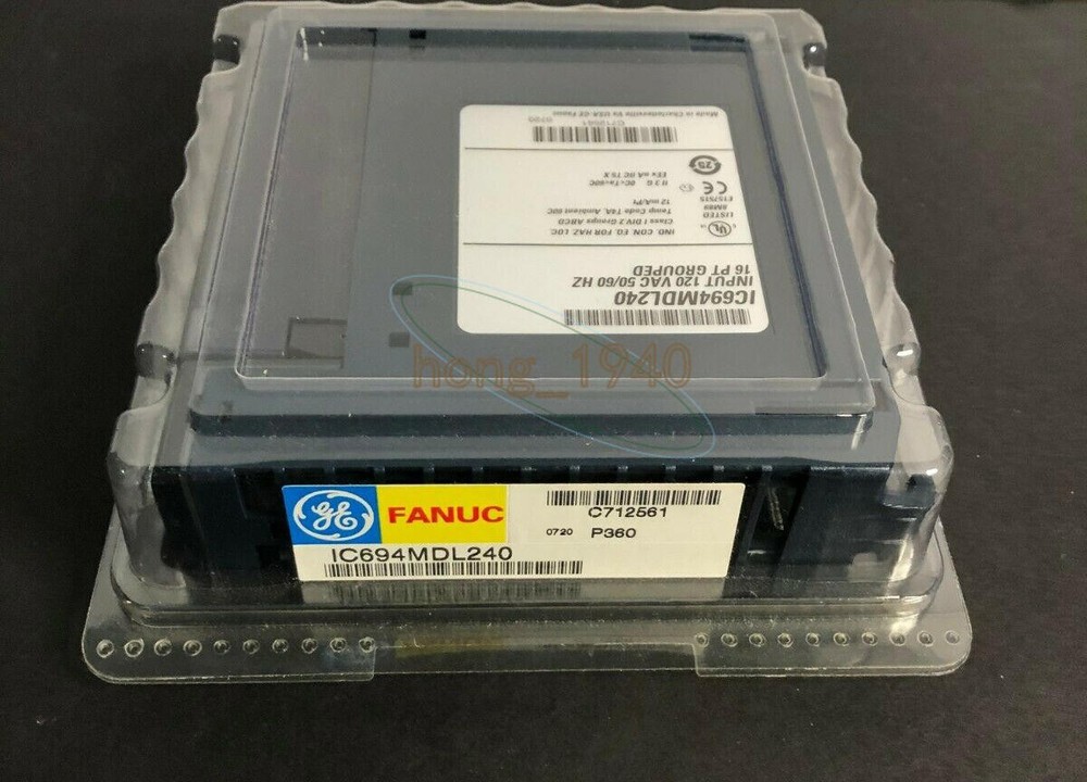 ONE NEW GE FANUC INPUT MODULE IC694MDL240