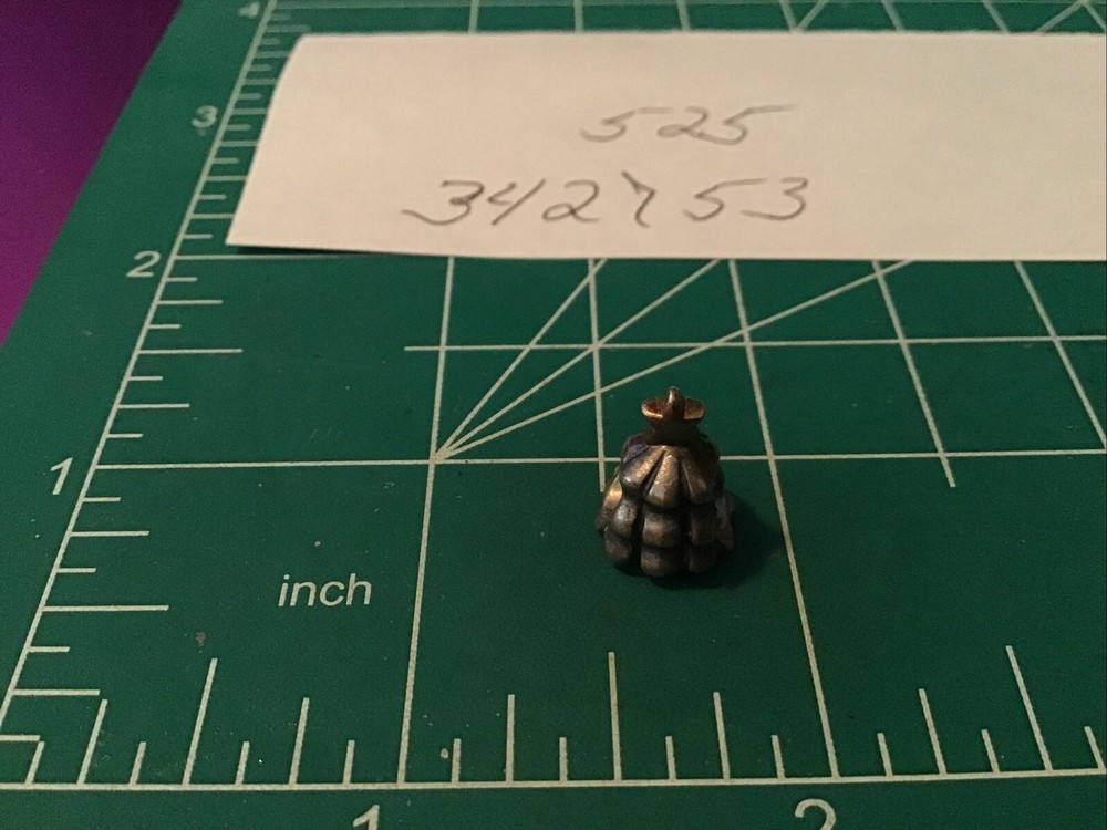 PANDORA ALE 925 Sterling Silver Gold Star Christmas Tree Charm for Estate Jewelry  