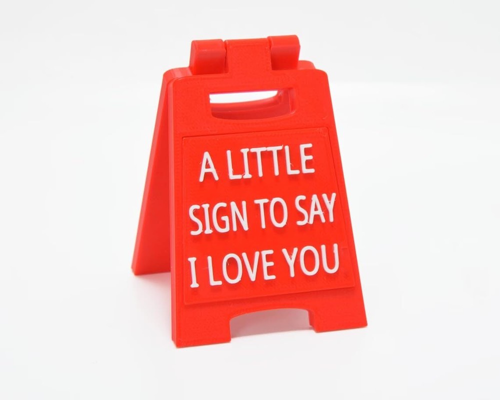 Romantic I Love You Sign - Perfect Valentine's Day Gift for Boyfriend  -image