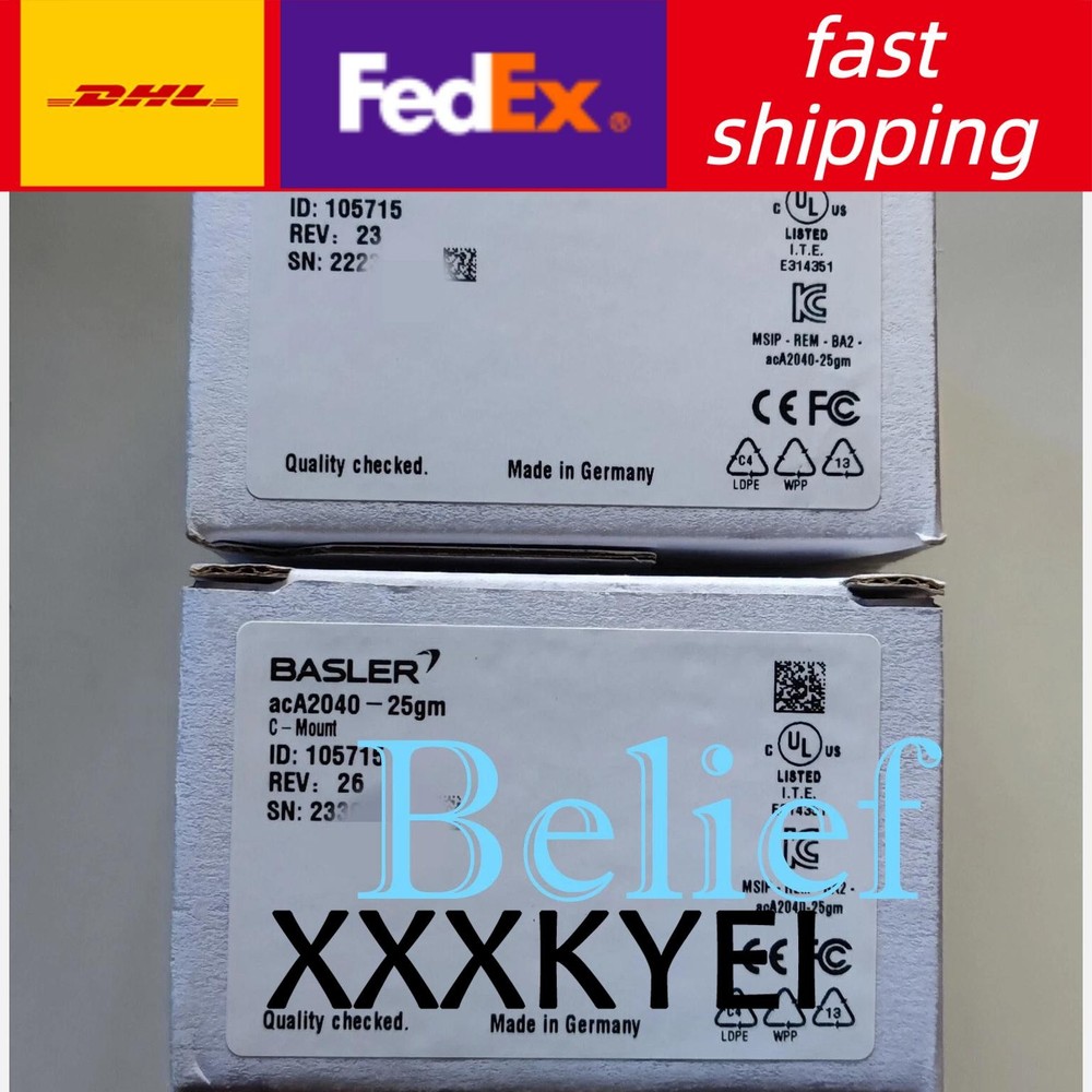 1pc Basler acA2040-25gm Brand new industrial camera Fast delivery DHL