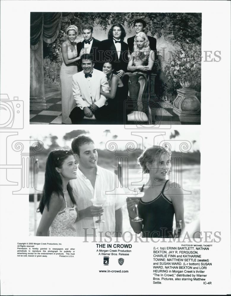 2000 Press Photo Erinn Bartlett, Nathan Bexton cast of The In Crowd - DFPG02395