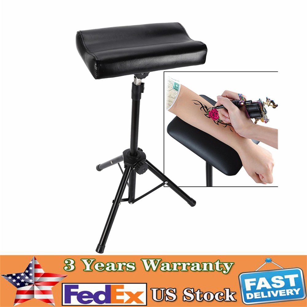 Adjustable Tattoo Arm Leg Rest Tripod Stand Chair For Tattoo Studio Portable USA