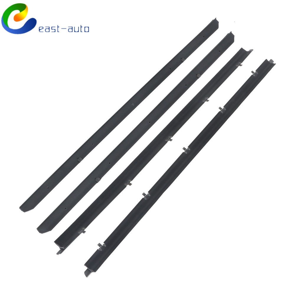 4 Piece Kit Set Window Sweep Felts Seals Weatherstrip For Chevy S10 1982-1993