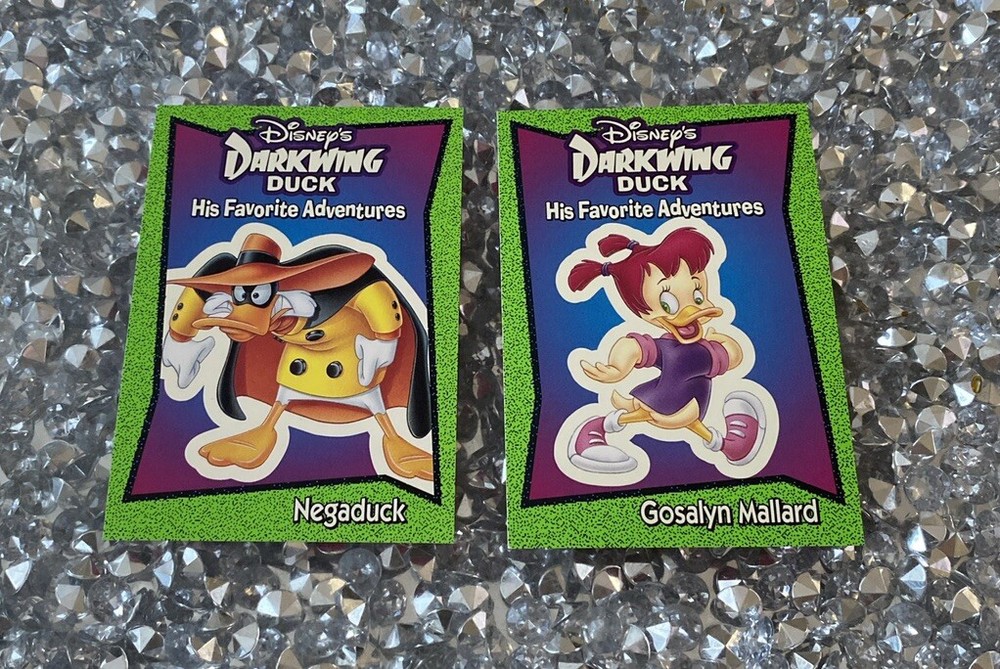 Disney Darkwing Duck His Favorite Adventures Glow In The Dark Trading Cards