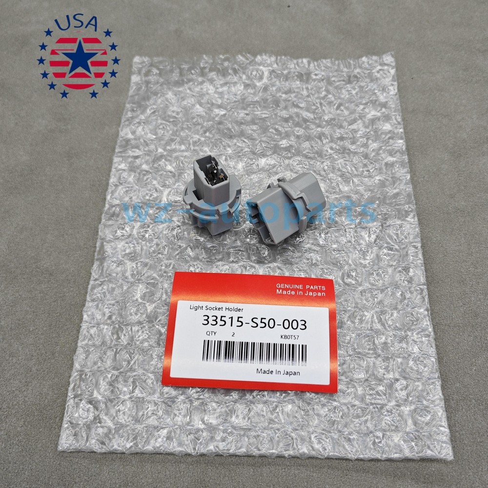 OEM 33515-S50-003 2×Rear Taillight Brake Lamp Socket Fits Honda Accord Civic USA
