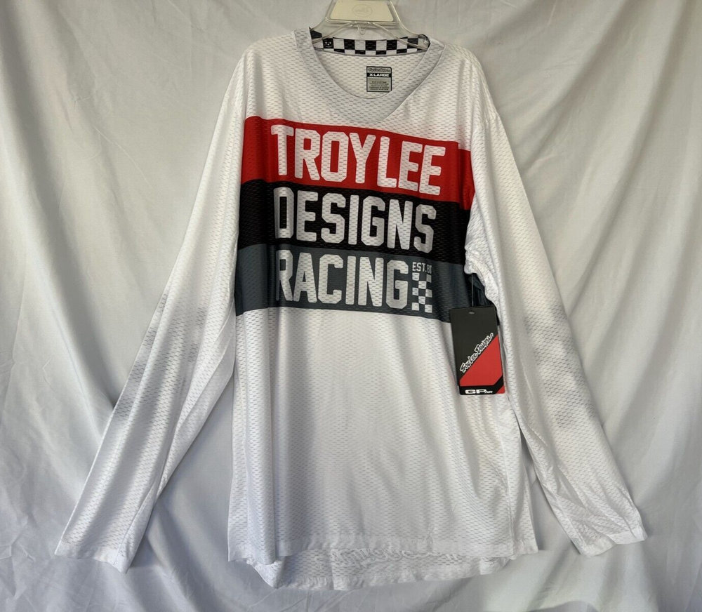 Troy Lee Designs TLD Mens GP Air Bike Jersey Continental White XLarge CLOSEOUT