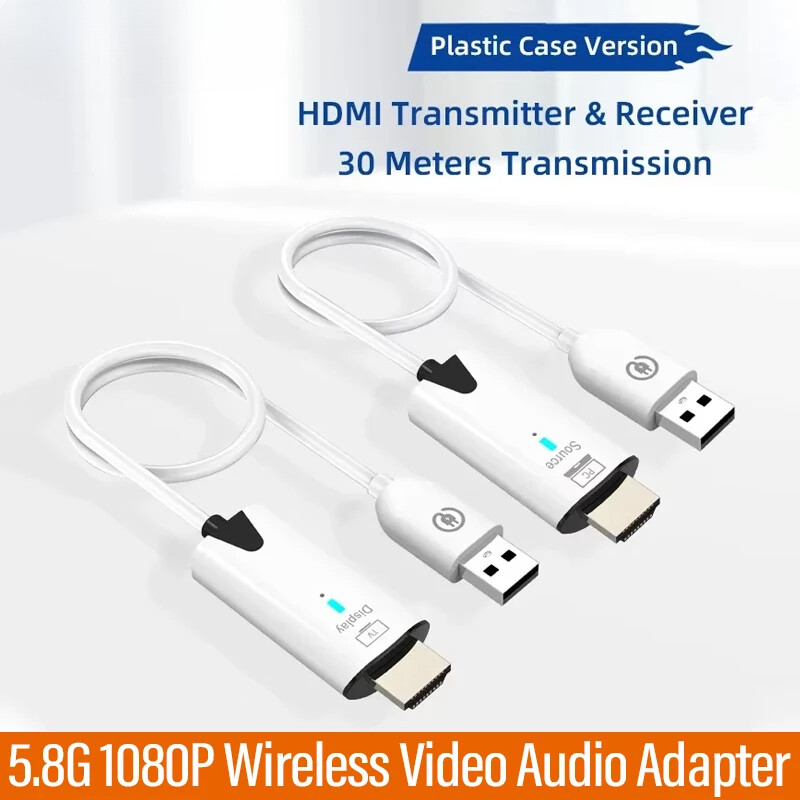 30m HDMI Extender Transmitter and Receiver for Video Transmission