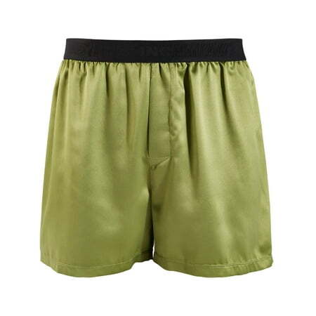 INC International Concepts Mens Boxer Shorts Olive S DARK GREEN Size SMALL S/S