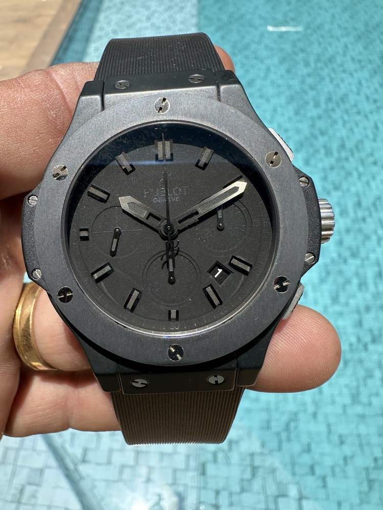 HUBLOT big bang evolution ice bang 301.CK.1140.RX Retail $18,300 Look!!!