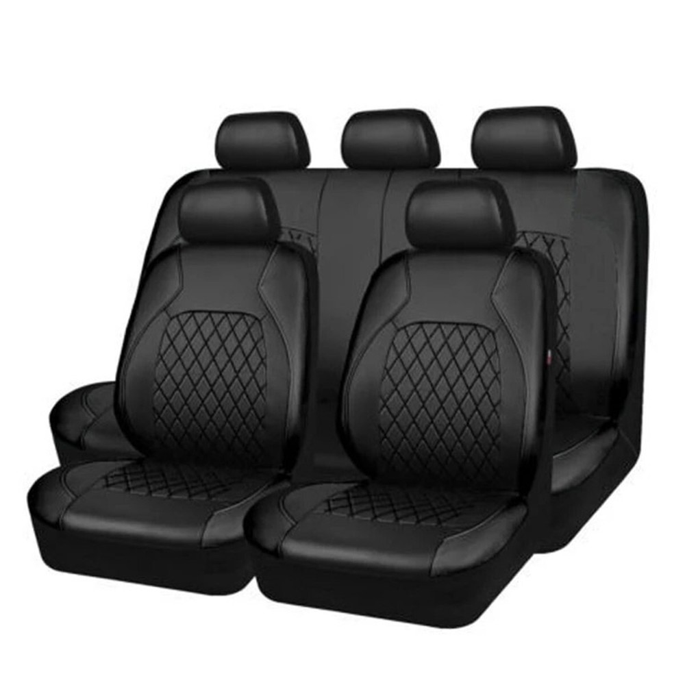 5-Seat Car Seat Covers Full Set Front Rear Chair Cushion Protector Waterproof