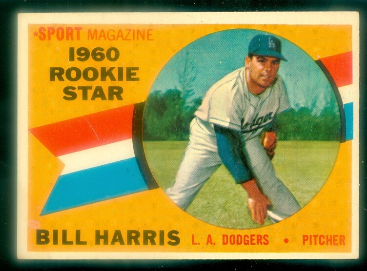 1960 Topps #128 Bill Harris Baseball Card EXMT Condition