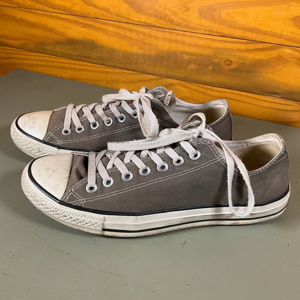 Converse Chuck Taylor All Star OX Seasonal Sneakers Gray Mens 9 Womens 11 1J794