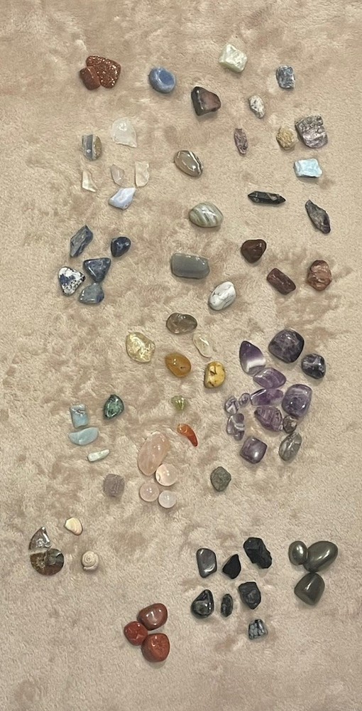 Natural Gemstones - Polished AND Non Polished Raw Stones + Fossils + Crystals