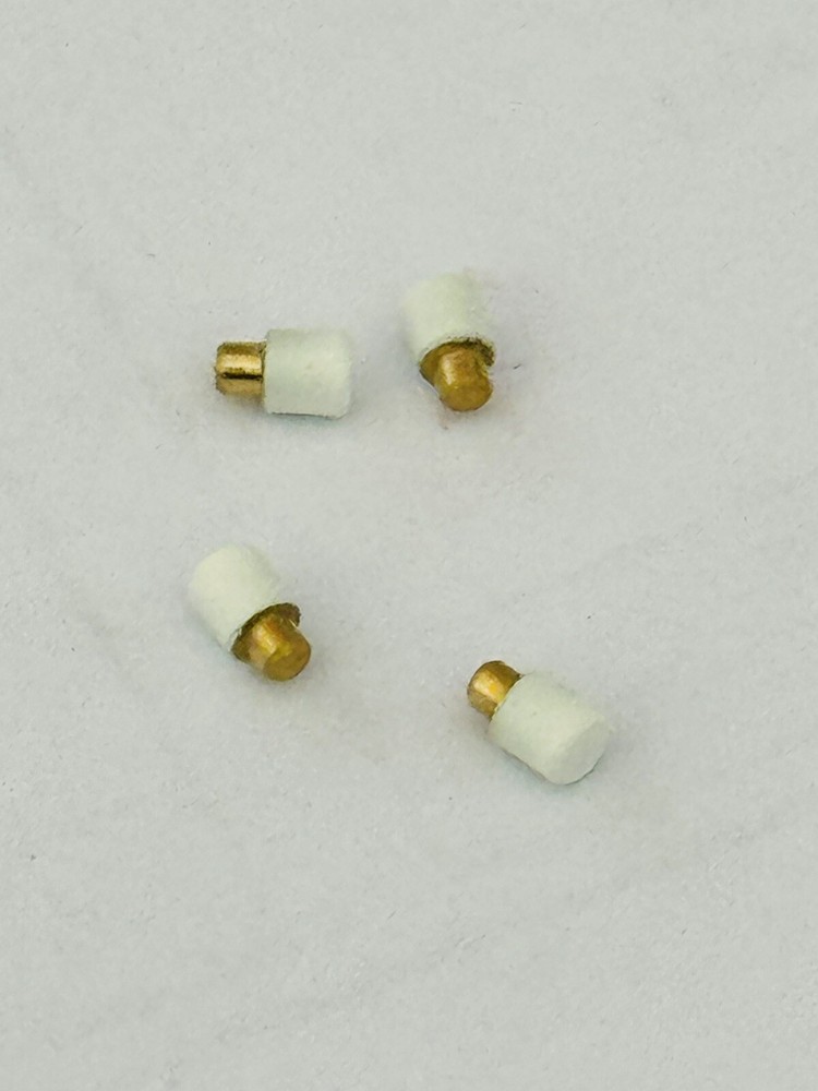 NEW OAKLEY HOLBROOK SUNGLASSES WHITE REPLACEMENT RIVETS FRONT SCREWS SET OF 4