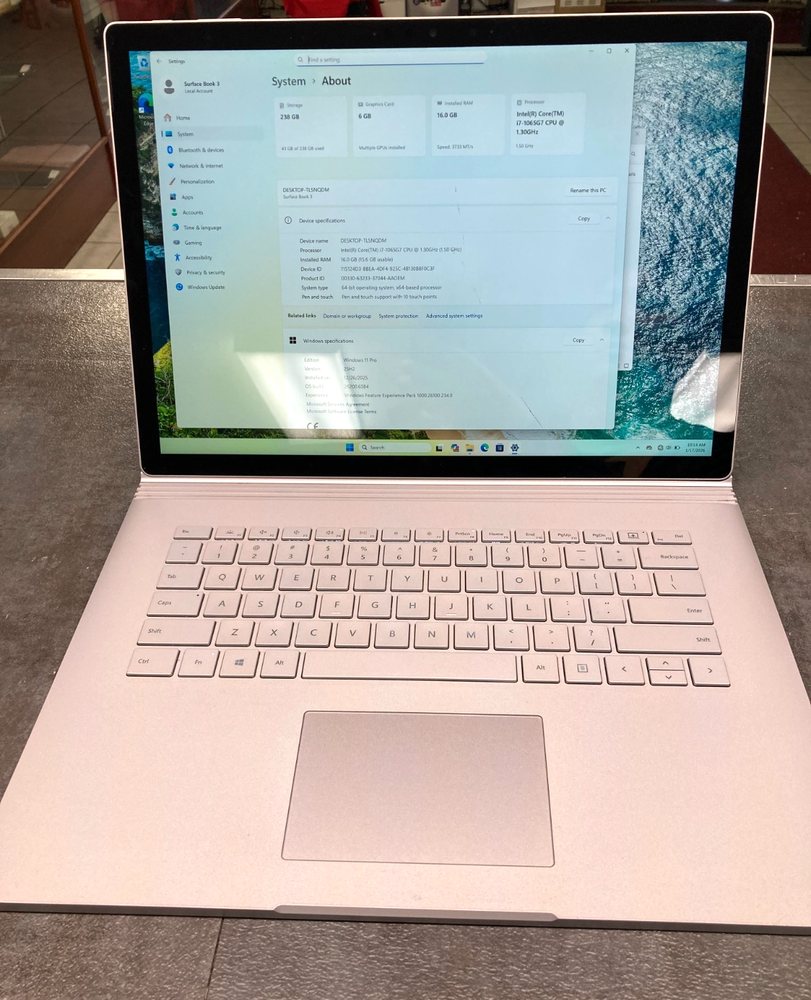 Microsoft Surface Book 3 1900 13.5