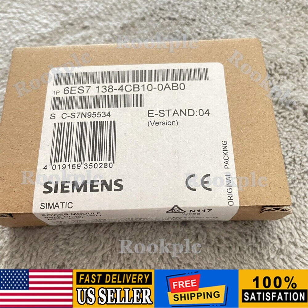 New Siemens POWER MODULE PM-E FOR ET200S 6ES7138-4CB10-0AB0 6ES7 138-4CB10-0AB0