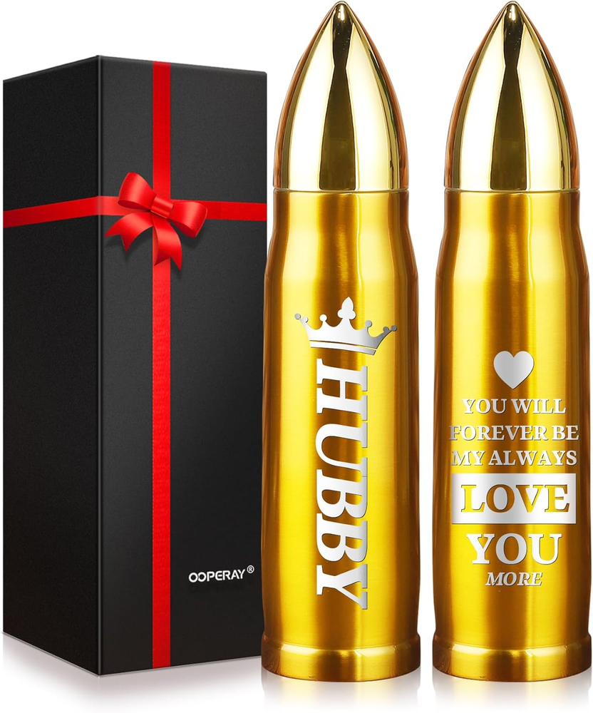 Personalized 17 Oz Hubby Tumbler - Perfect Gift for Husband on Father's Day or Valentine's Day from Wife-image