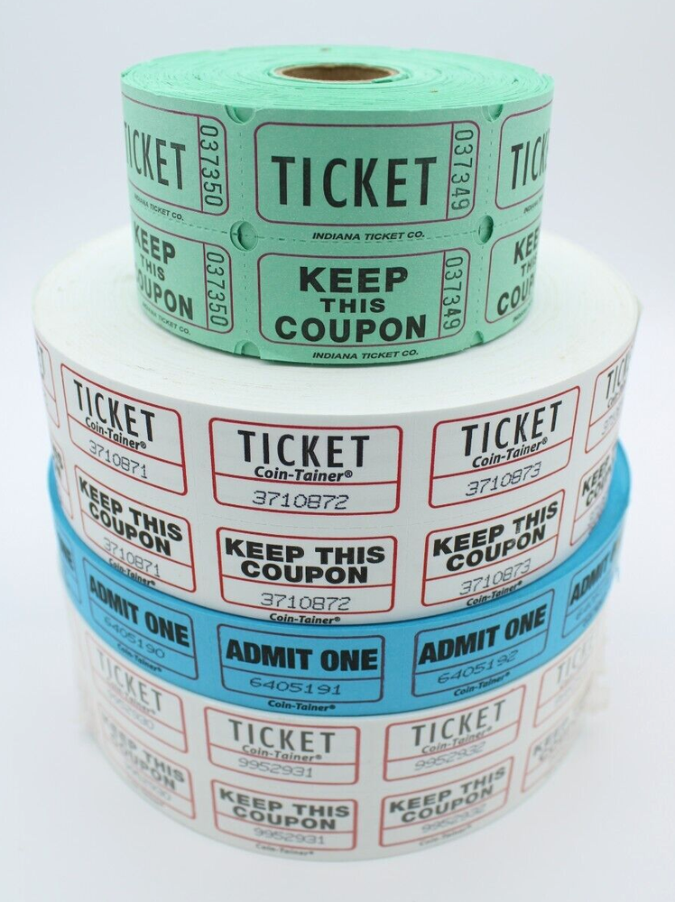 Lot of 4000+ Ticket Rolls 