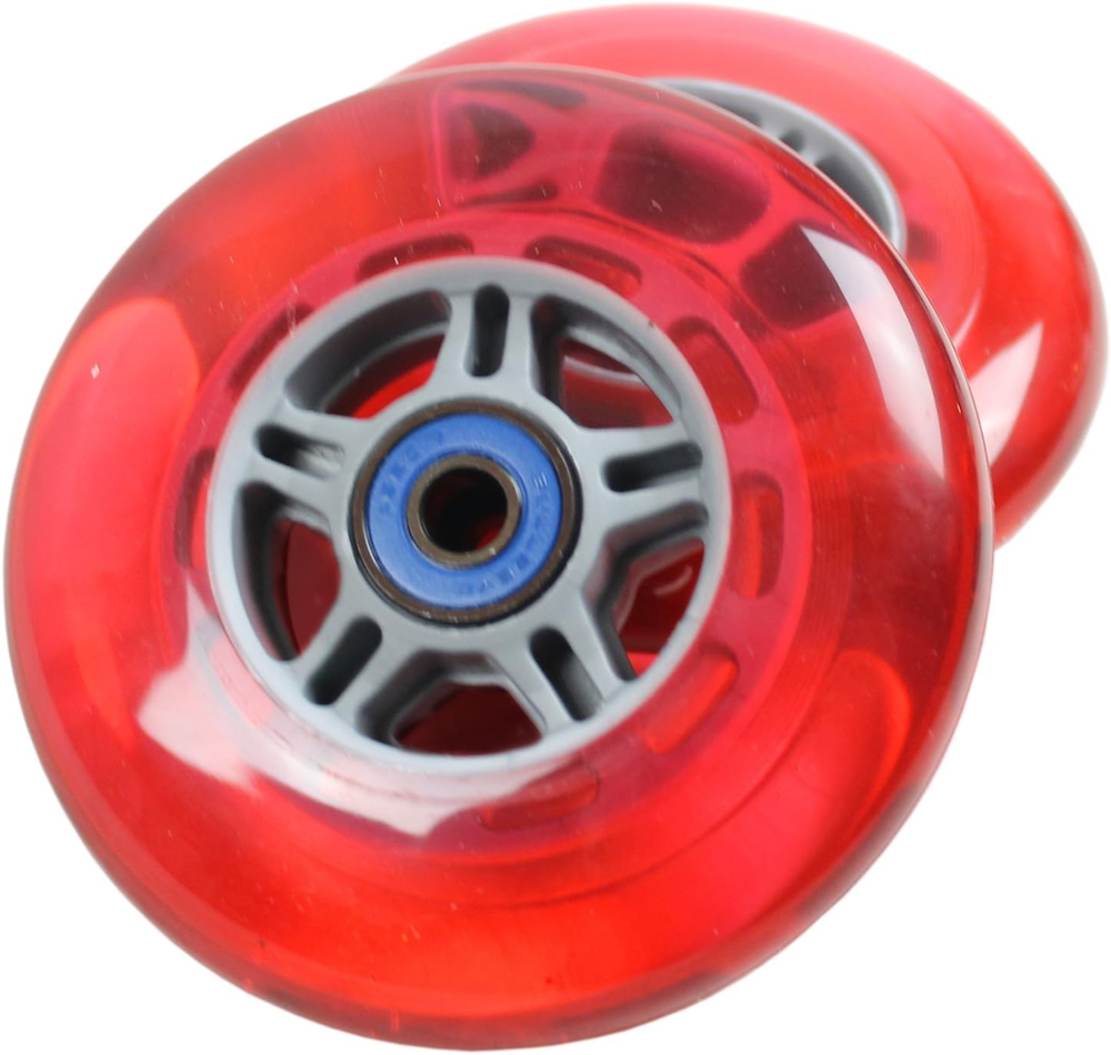 2 Razor Scooter Wheels 100mm with ABEC 7 Bearings