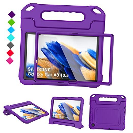 Kids Case for Samsung Galaxy Tab A8 10.5 inch (2022), - Shockproof Purple