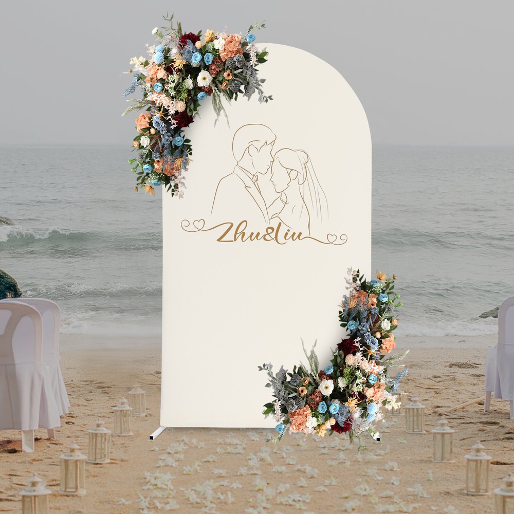 Wedding Arch Balloon Frame Kit with Backdrop Stand for Perfect Decor