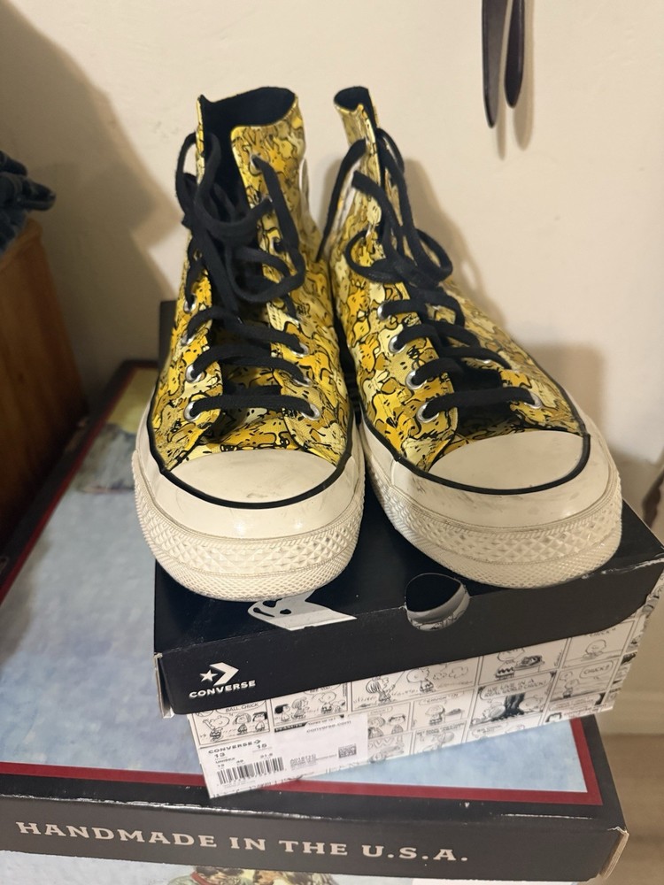 Converse Peanuts x Chuck 70 High Woodstock Size 13