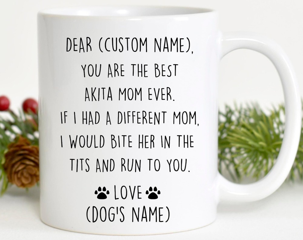 Akita Mom Birthday Christmas Valentine Gifts Favorite Unique Present
