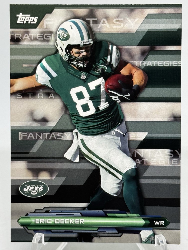 Eric Decker 2014 Topps Fantasy Football Strategies #FFS-ED Insert New York Jets