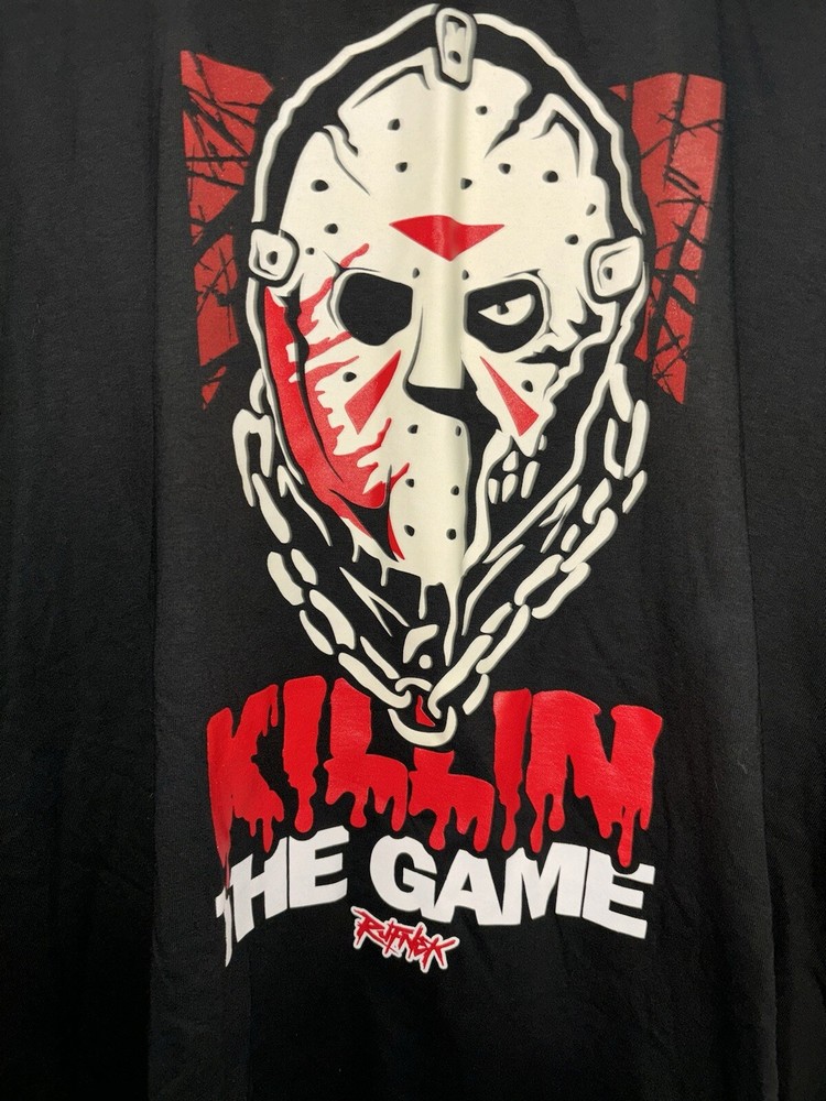 Sneaker Threads: Friday The 13th Jason Killin The Game T Shirt Men’s 4XL