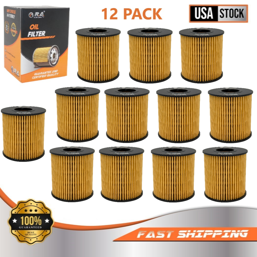 Engine Oil Filter (12 Pack) For LEXUS ES300H ES350 GS200T IS250 LC500H NX300H