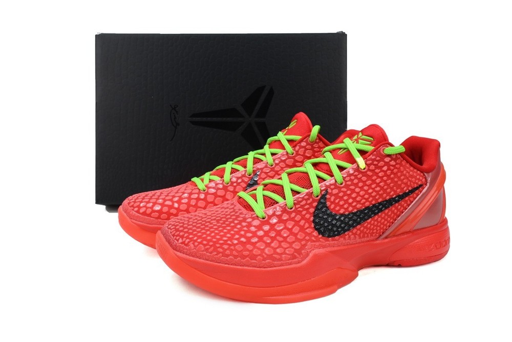 Size 7 - Nike Kobe 6 Protro Low Reverse Grinch