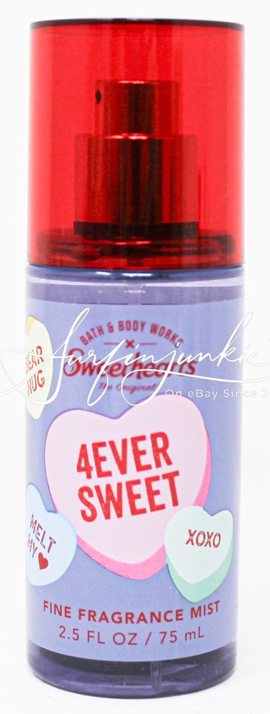 Bath & Body Works 4ever Sweet Body Spray Mist Mini Travel Sweethearts V Day XOXO