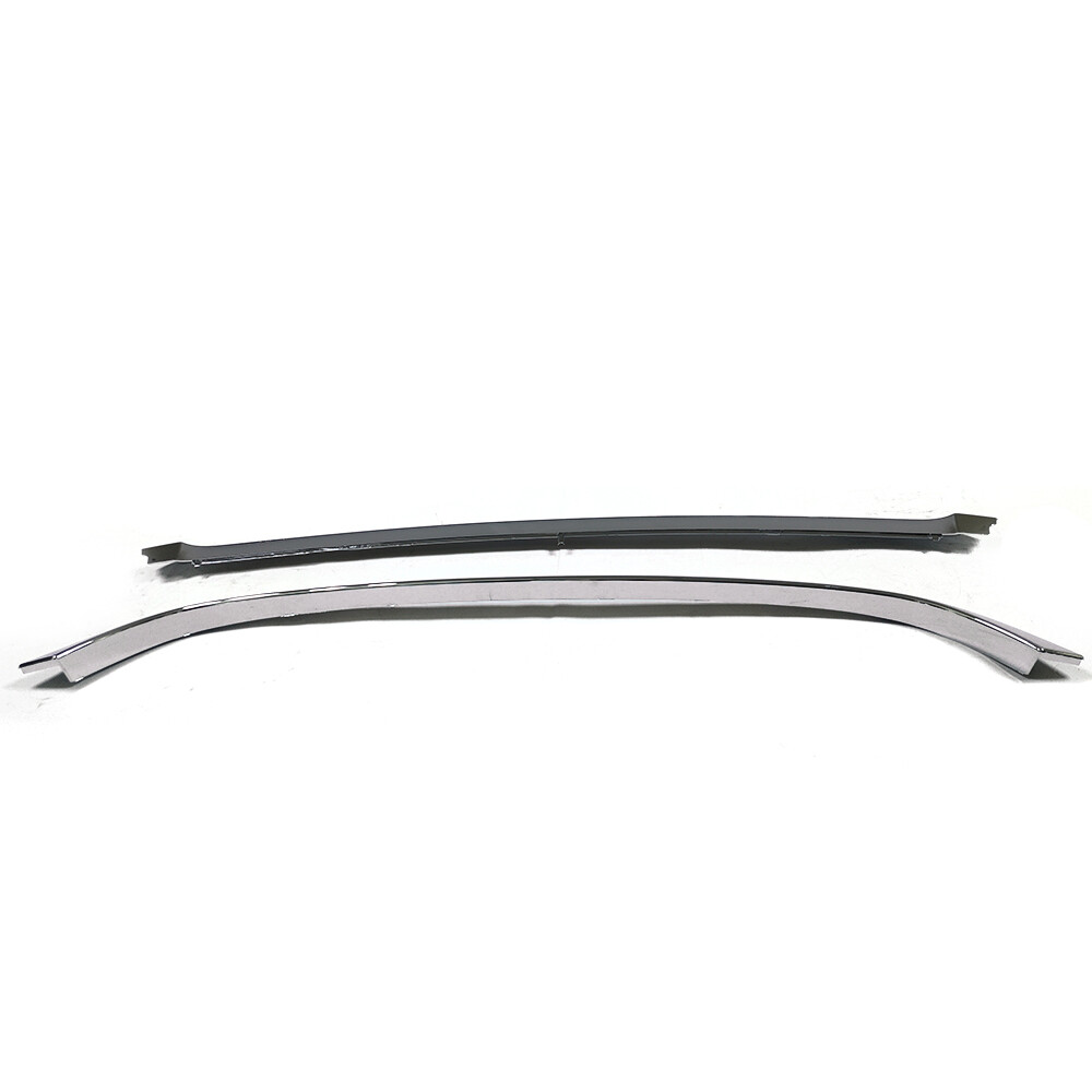 Set Upper Lower Chrome Hood Molding Grille Trim For Mini Cooper 2007-2015 New