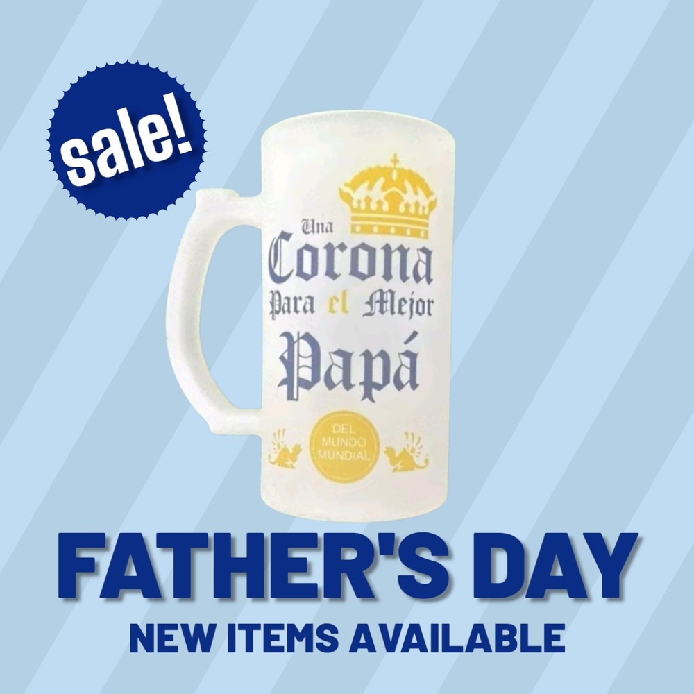 Fathers Day Gift 16oz Frosted Glass Beer Mug for Dad-image