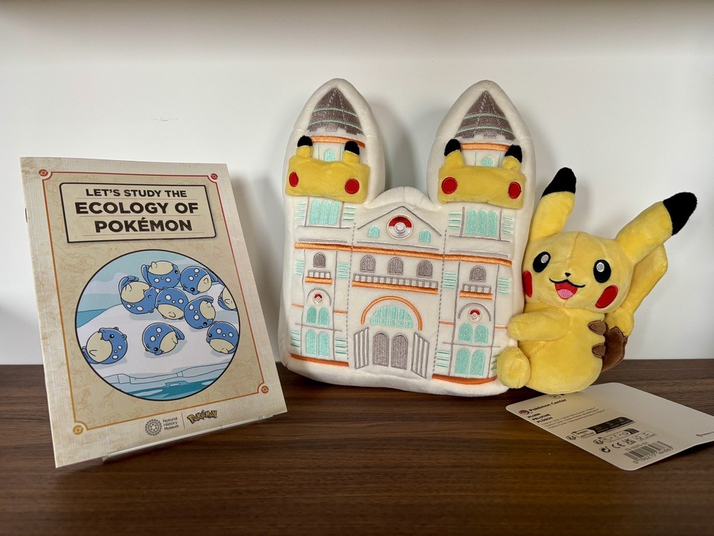 Pokemon x Natural History Museum Limited Edition Pikachu Plush + Booklet IN HAND
