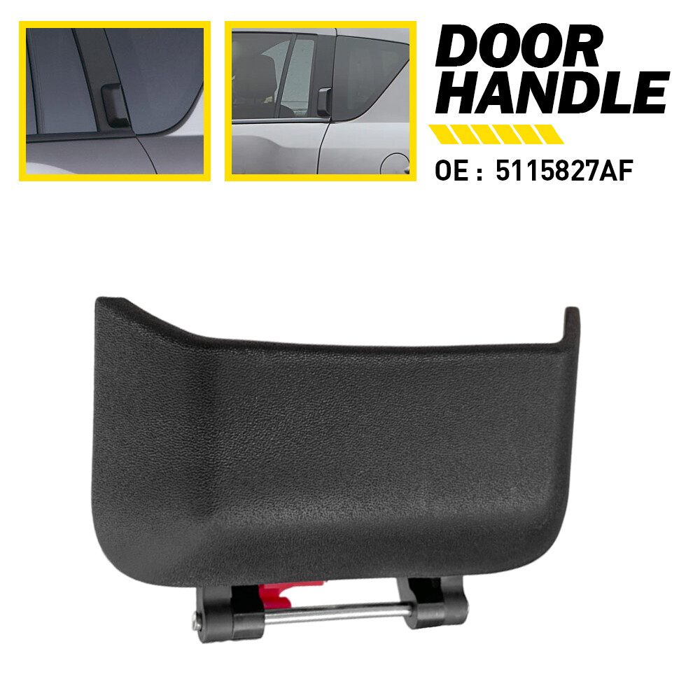 2007-2016 Jeep Compass Left Rear Door Exterior Handle Black 5115827AF