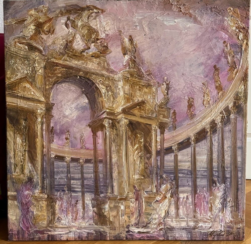 Moiseevich, Original Oil on Canvas, 