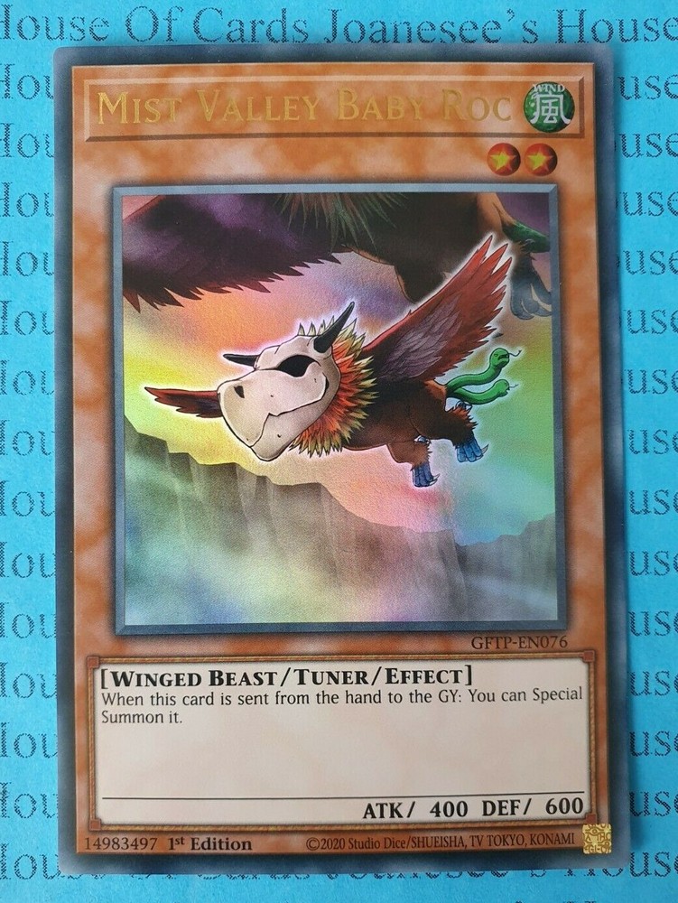 Mist Valley Baby Roc GFTP-EN076 Ultra Rare 1st Edition NM Yu-Gi-Oh Card